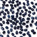 Perles en acrylique marbré bleu foncé pour bracelets DIY et bijoux de téléphone - 20 Pièces/Paquet / Bleu foncé