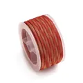 4mm unelastische rot-goldene handgedrehte Baumwollschnur für DIY-Schmuck und Quasten - Khaki