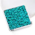 Perles de disque en turquoise synthétique de 8 mm pour la création de bijoux DIY - Grand Style Disque (AC4690)