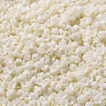Perles en acrylique muguet blanc crème 6 mm pour bijoux faits maison - Pack de 100 / Blanc