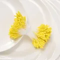Fascio di pistilli per fiori artificiali giallo opaco 2mm per artigianato fai da te - 1 Fascio (circa 400 steli, circa 20g) / Giallo Scuro Opaco