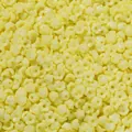 Perles en acrylique 6mm en forme de muguet jaune clair pour la fabrication de bijoux DIY - Pack de 100 / Jaune
