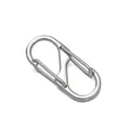 Professioneller silberner S-förmiger Zinklegierungs-Doppel-Federkarabiner für DIY-Basteleien - S-Haken (30mm) / 5 Stück / Silber