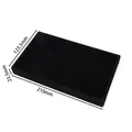Premium zwart fluwelen sieradendisplay met afmetingen 210x123,5x23,5mm voor opslag - Lege Tray / 1 Stuks/Verpakking (123.5*210*23.5mm) / Zwart