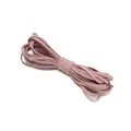 3mm hochelastische flache Haarschnur in Mauve-Rosa, SKU-Variante der Textur. - Hellrosa