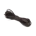 Langlebige 3mm hochelastische flache Gummikordel in Braun für DIY-Haarschmuck und Accessoires - Kaffeebraun