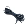 Bündel aus 3 mm hochelastischer dunkelblauer flacher Haargummischnur für DIY. - Dunkelblau