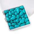 Tropfenförmige synthetische Türkis-Steinperlen für DIY-Schmuckherstellung, 16,5x10mm - 23 Stück/Packung (10x16.5mm)