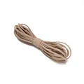 Hochwertiges beige 3mm elastisches Flachband-Set für DIY-Haarschmuck und Basteln - Khaki