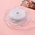 4cm schillerndes Fischschwanz-Garnband für DIY-Schleifen und Geschenkdekorationen - 1 Meter / Aurora Weiß