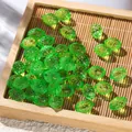 Perles de citron en acrylique vert translucide pour la fabrication de bijoux DIY d'été - 9x13.5mm (Trou 2mm) 10 Pièces / Vert Foncé