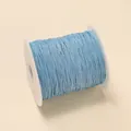 Cordon de jade bleu clair non élastique 1,5 mm pour bijoux DIY, rouleau de 10 m - 1mm/260m environ 173g / Bleu