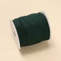 Fil en nylon non élastique vert foncé pour la création de bijoux sur bobine blanche - 1mm/260m environ 173g / Vert Foncé