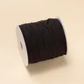 Bobine de cordon en nylon marron foncé 1mm-1,5mm pour la fabrication de bijoux et DIY - 1mm/260m environ 173g / Brun Foncé