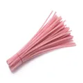 Bundle of soft pink macaron pipe cleaners for DIY craft and flower making - Pink Jade