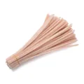 Premium high-density beige chenille stems for DIY bouquet craft making and toys - Nude
