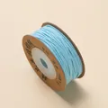 1mm lichtblauwe katoenen koordspoel voor doe-het-zelf sieraden weven en armbanden - Lichtblauw