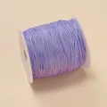 Bobine de fil de jade violet non élastique de 1,5 mm pour projets de bijoux DIY - 1mm/260m environ 173g / Violet