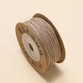 1 mm bruin gedraaid katoenen koord op een spoel voor DIY-sieradenweven en knutselprojecten - Lichtkoffie