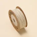 1 mm crèmewit katoenen koord op kartonnen spoel voor DIY sieraden weefmateriaal hobbys - Licht kaki