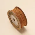 Bruin 1mm katoenen koord rol voor DIY handgemaakte sieraden en knutselprojecten - Oranje Bruin