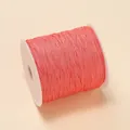 Cordon de perlage en nylon rose non élastique de 1,5 mm pour la création bijoux DIY - 1mm/260m environ 173g / Rose Orangé