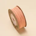 Premium 1mm perzikroze katoenen koord spoel voor DIY sieraden vlechten, armbanden en kettingen - Oranjeroze