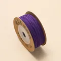 1mm paars gevlochten katoenen draad spoel voor DIY sieraden maken en handwerkprojecten - Paars