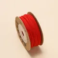 Premium 1mm rode katoenen koord op spoel voor DIY-sieraden, kettingen en armbanden weven. - Rood