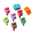 Colorful acrylic large-hole letter F beads for DIY jewelry and bracelet making. - Letter F / 10 Pieces Pack / Colorful