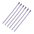Set mit violetten Metallperlenketten für DIY-Schmuck, Schlüsselanhänger und Anhänger - 10 Stück/Packung (95mm) / Lila