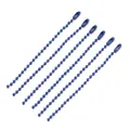 Blaue 12 cm Metall-Kugelkette für DIY-Schmuck und Anhänger-Schlüsselanhänger. - 10 Stück/Packung (95mm) / Saphirblau