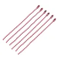 Rosa Metallkugelkette für DIY-Schmuckanhänger und Schlüsselanhänger Zubehör Set - 10 Stück/Packung (115mm) / Hellrosa