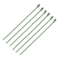 Hellgrüne Metall-Kugelkette mit Verbinder für DIY-Schlüsselanhänger und Schmuckherstellung - 10 Stück/Packung (115mm) / Grün