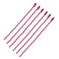 Leuchtend rosa Metallkugelkette mit sicherem Verschluss für DIY-Schmuckherstellung und Basteln - 10 Stück/Packung (115mm) / Fuchsia