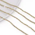 Metallic gold plated hematite saucer spacer beads for handmade DIY jewelry bracelets - (1x2.5mm/Hole 1mm) 1 Strand / Matte KC Gold