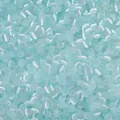 4mm light blue translucent glass cat's eye seed beads for DIY handmade jewelry crafts - 4mm (50 Pieces Pack) / Blue