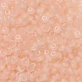 Perles d'abaque en verre rose pâle pour la fabrication de bijoux DIY - 50 Pièces/Paquet (3x6.5mm) / Faux Jade Orange Clair