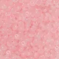 Perles abaque en verre rose translucide pour la fabrication de bijoux faits main - 50 Pièces/Paquet (3x6.5mm) / Faux Rose de Jade