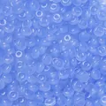 Perles d'abaque en verre bleu translucide pour accessoires de bijoux DIY - 50 Pièces/Paquet (3x6.5mm) / Faux Jade Bleu Royal