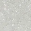Perles d'abaque en verre blanc translucide pour la fabrication de bijoux DIY et artisanat - 50 Pièces/Paquet (3x6.5mm) / Faux Blanc de Jade