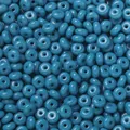 Lot de perles abaque en verre bleu clair pour la fabrication de bijoux DIY créatifs - 50 Pièces/Paquet (3x6.5mm) / Bleu Lac Laqué