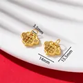 Exquisite gold-plated abacus lock charm for DIY bracelet and necklace jewelry making - Double Happiness Abacus (AC4548) / 1 Piece/Pack (14x15.5mm)