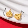 Handmade cute cloud smiley face gold charm pendant for DIY jewelry making, 15.5x11.5mm - Smiling Cloud (AC4548) / 1 Piece/Pack (15.5x11.5mm)