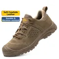 Zapatos de seguridad transpirables con puntera de acero en ante marrón, botas de trabajo - 36 / Estilo de Verano 262 (Anti-aplastamiento y Anti-pinchazos) / Marrón