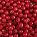 Red acrylic round beads with white marble effect for DIY jewelry and bracelet making - Round Bead (AC4441) / 8mm (100 Pieces) / Red