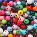 Hoogwaardige gemengde kleuren Schima superba ronde houten kralen voor DIY sieraden maken - Willekeurig Gemengd / 30 Stuks (12mm) / Meerkleurig