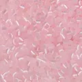 Close-up of 4mm light pink glass cat-eye beads for DIY handmade jewelry bracelets - Light Pink