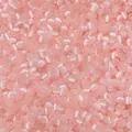 Pink 4mm glass cat-eye seed beads for DIY jewelry making and handmade crafts accessories. - Orange Pink