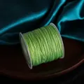 0.8mm green and gold chameleon jewelry cord for DIY handicraft and jewelry making - Light Green